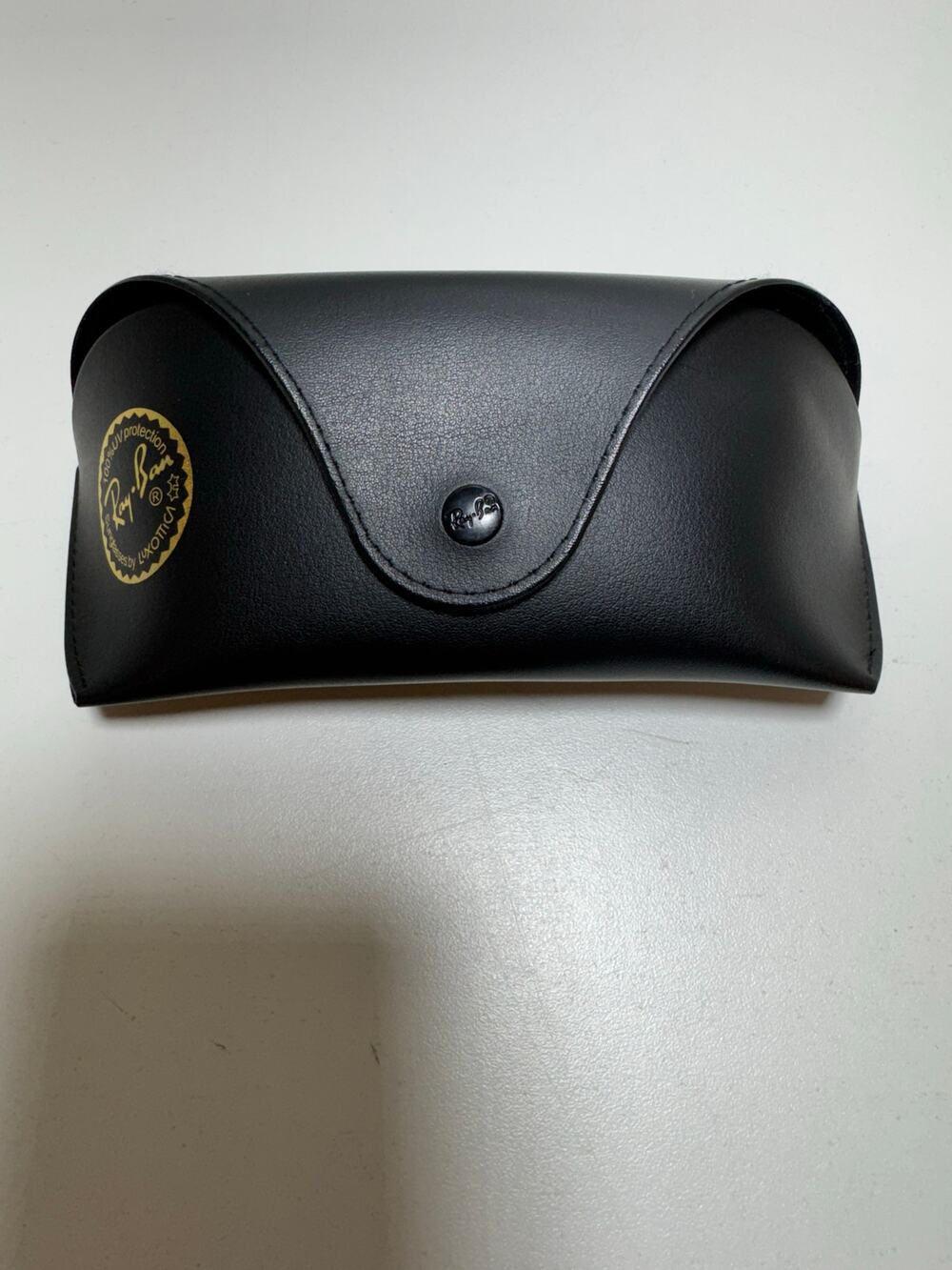 Ray Ban Sunglasses Case Luxottica Black Snap Empty Pouch Case Only